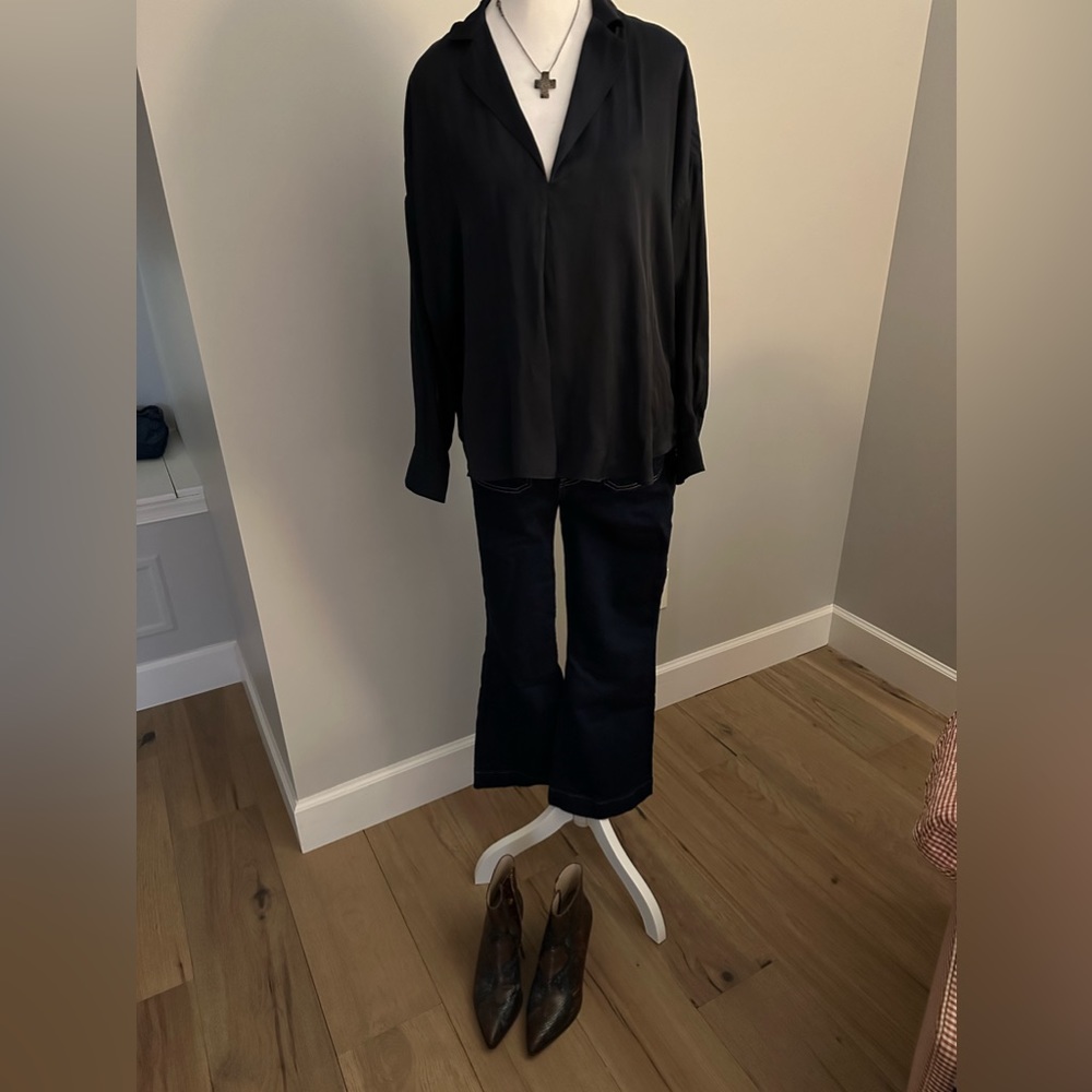 Zadig and Voltaire Tamy Satin blouse. - Picture 6 of 10